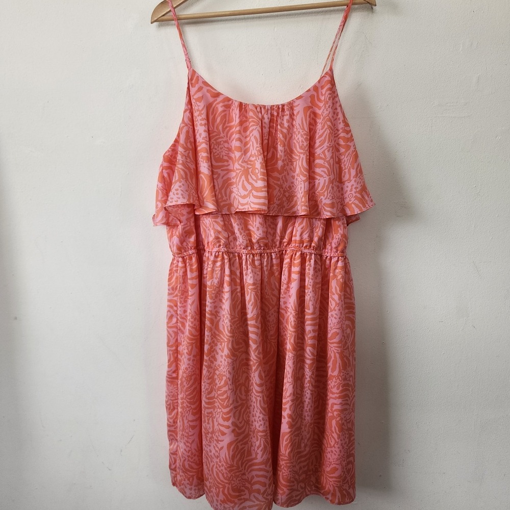 NWT Lilly Pulitzer Target Tiered Flounce Dress Giraffing Me Crazy Sundress 2X
